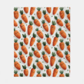 Couverture Polaire Carottes Joyeuses (Devant)