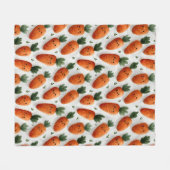 Couverture Polaire Carottes Joyeuses (Devant (Horizontal))