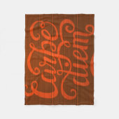 Couverture Polaire Carpe Diem (Devant)