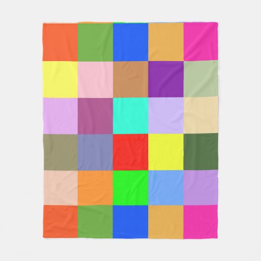 Couverture Polaire Carré carré (Devant)