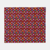 Couverture Polaire Carré coloré (Devant (Horizontal))