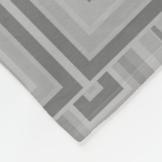 Couverture Polaire Carré gris (Coin)