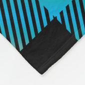 Couverture Polaire Carré noir (Coin)