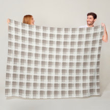 Carreau buffalo gingham marron moka