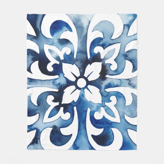 Couverture Polaire Carreau de Cobalt II (Devant)