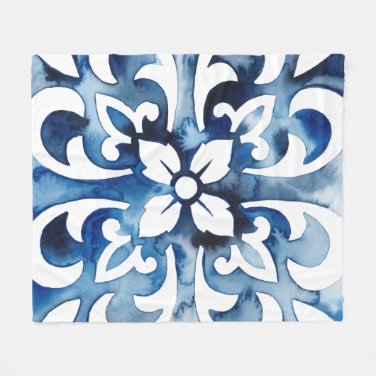 Couverture Polaire Carreau de Cobalt II (Devant (Horizontal))