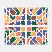 Couverture Polaire Carreaux andalous 1 (Devant (Horizontal))