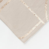 Couverture Polaire Carreaux Arc Or Art Déco. (Coin)