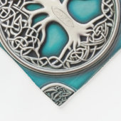 Couverture Polaire Carreaux celtes irlandais (Coin)