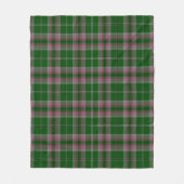 Couverture Polaire Carreaux de chasse gris (Devant)