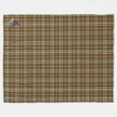 Couverture Polaire Carreaux de faisan (Devant (Horizontal))
