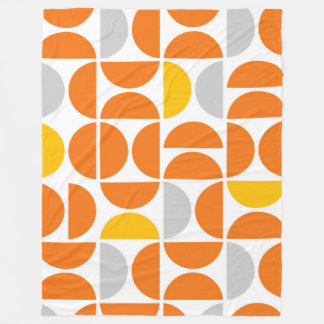 Couverture Polaire Carreaux ensoleillés du milieu du siècle