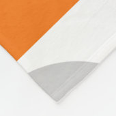 Couverture Polaire Carreaux ensoleillés du milieu du siècle (Coin)