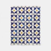 Couverture Polaire Carreaux portugais - Azulejo Motif Design (Devant)