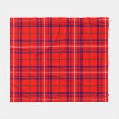 Couverture Polaire Carreaux roses (Devant (Horizontal))