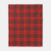 Couverture Polaire Carreaux Rouges Matheson (Devant)