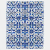 Couverture Polaire Carreaux vernis portugais (Devant)