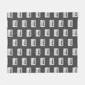 Couverture Polaire Carrelage de votre logo de conception d'image ou d (Devant (Horizontal))