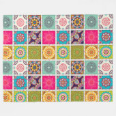 Couverture Polaire Carrelage marocain / Motif de couette (Devant (Horizontal))