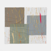 Couverture Polaire Carrés en flux (Devant (Horizontal))