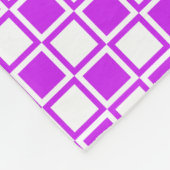 Couverture Polaire Carrés Purple Bold Mod (Coin)