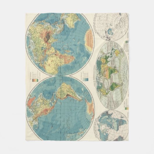 Couverture Polaire Carte 2 d'atlas du monde (Devant)