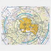 Couverture Polaire Carte aérienne (Devant (Horizontal))