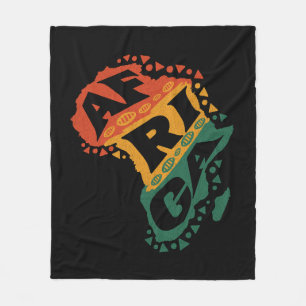 Couverture Polaire Carte Afrique