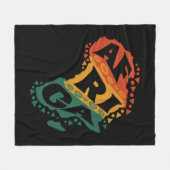 Couverture Polaire Carte Afrique (Devant (Horizontal))