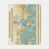 Couverture Polaire Carte bathyorographical du monde (Devant)
