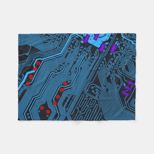 Couverture Polaire Carte bleue (Devant (Horizontal))