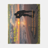 Couverture Polaire Carte cadeau Mariage personnalisable (Devant)