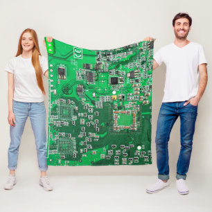Couverture Polaire Carte circuit imprimé circuit vert PCB