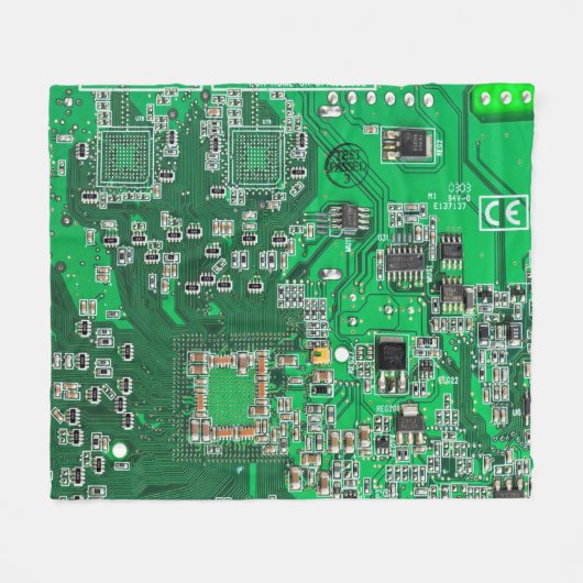 Couverture Polaire Carte circuit imprimé circuit vert PCB (Devant (Horizontal))