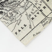 Couverture Polaire Carte correcte du Dakota (Coin)