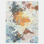 Couverture Polaire Carte d'Air Afrique du monde (Devant)