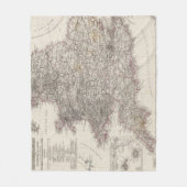 Couverture Polaire Carte d'atlas de l'Angleterre (Devant)
