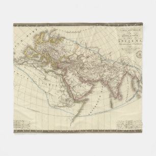Couverture Polaire Carte d'atlas de Paris