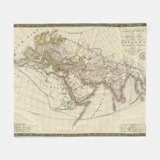 Couverture Polaire Carte d'atlas de Paris (Devant (Horizontal))