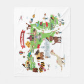 Couverture Polaire Carte de bande dessinée du Maryland (Devant)