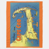 Couverture Polaire Carte de bienvenue de Cape Cod (Devant)