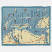 Couverture Polaire Carte de Ft. Myers (Devant (Horizontal))