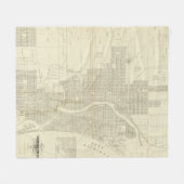 Couverture Polaire Carte de Milwaukee (Devant (Horizontal))
