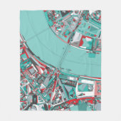 Couverture Polaire Carte de structure de ville de Londres (Devant)