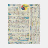 Couverture Polaire Carte de système d'American Airlines de verso (Devant)