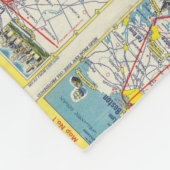 Couverture Polaire Carte de système d'American Airlines de verso (Coin)