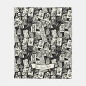 Couverture Polaire Carte de Tarot gothique Apothecaire de cuisine vic (Devant)