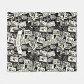 Couverture Polaire Carte de Tarot gothique Apothecaire de cuisine vic (Devant (Horizontal))