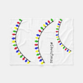 Couverture Polaire Carte de voeux blanket (Devant (Horizontal))