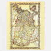 COUVERTURE POLAIRE CARTE DES ÉTATS-UNIS (Devant)